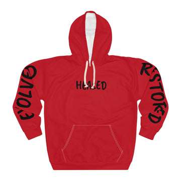 HEALED EVOLVED RESTORED Pullover Hoodie